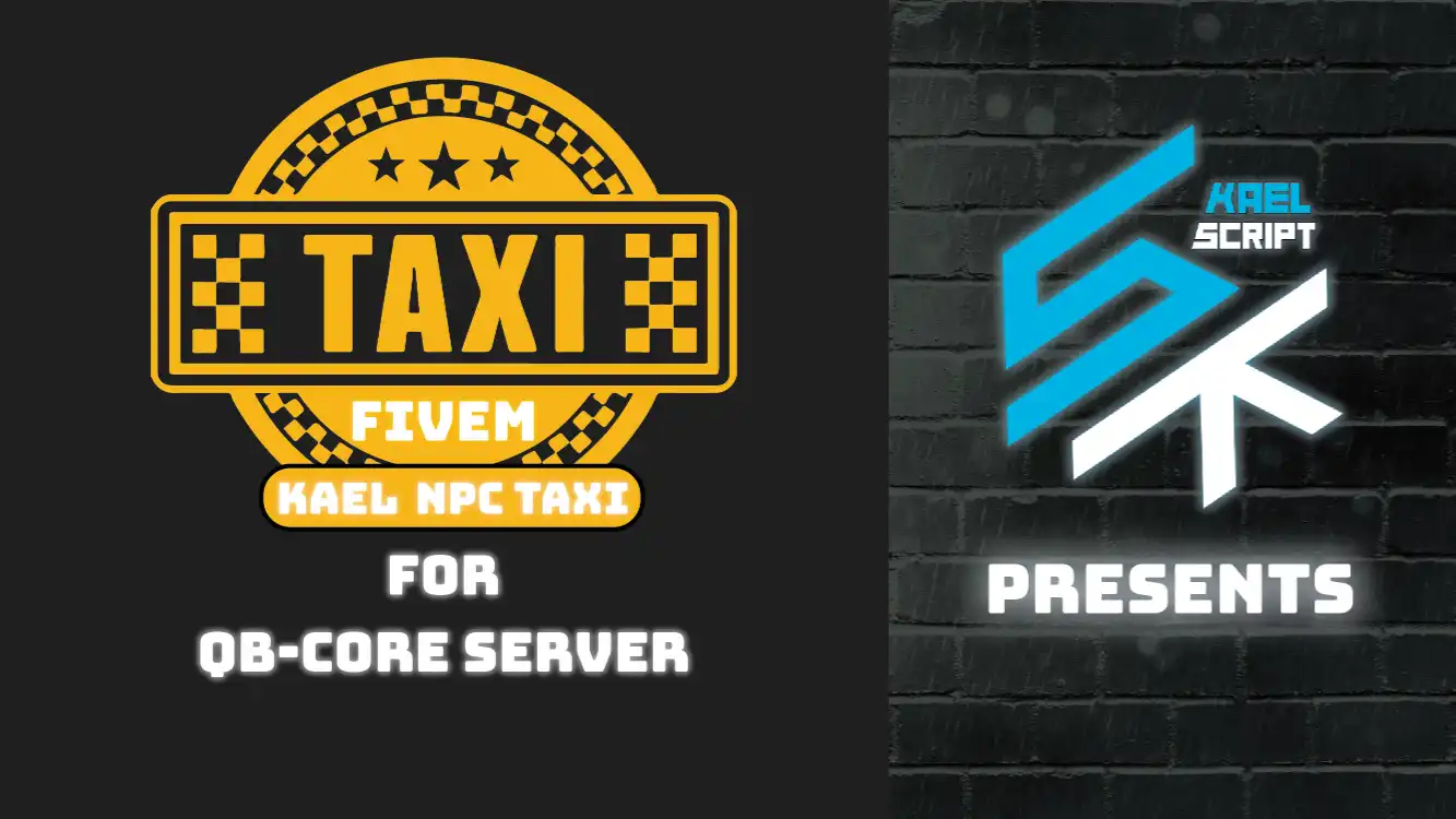 QBCore NPC Taxi Script with VIP system for realistic FiveM transportation.