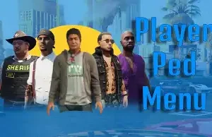 FiveM QBCore Player Ped Menu for switching between custom character models and enhancing roleplay experiences