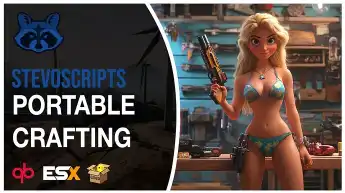 FiveM QBCore & ESX Portable Crafting System for dynamic item creation