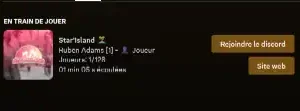 FiveM QBCore Rich Presence Discord integration displaying real-time player activity and server details.