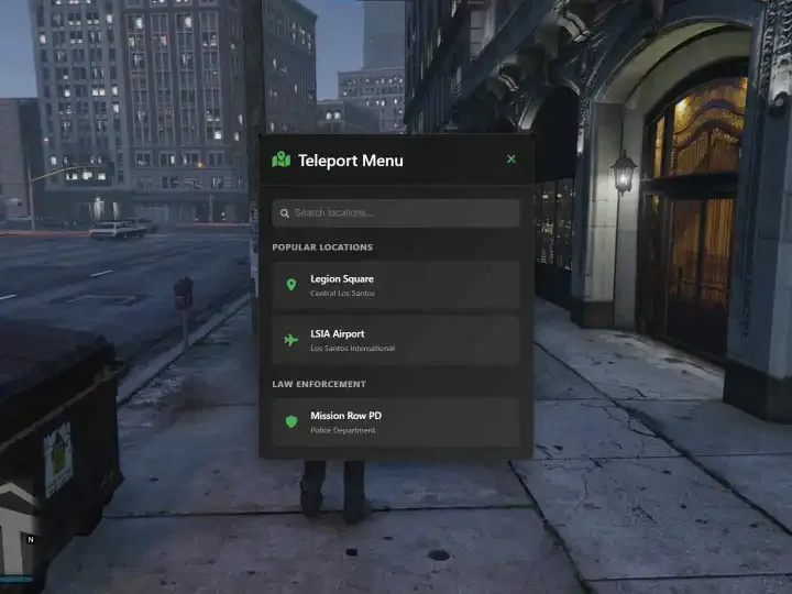 Qbcore Teleport Script for FiveM