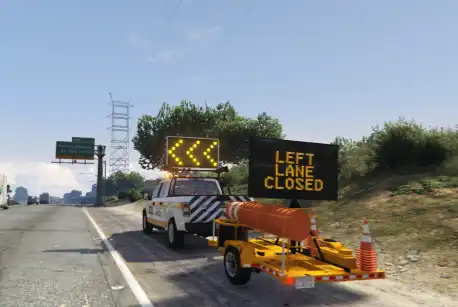 QBCore Traffic Trailer Script FiveM realistic road management