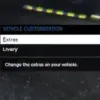 FiveM QBCore Vehicle Customization Menu - Extras and Livery Options