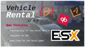 QBCore Vehicle Rental Script – Advanced Rental System for ESX & QBCore FiveM Servers