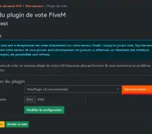 QBCore Vote Plugin for FiveM Server Ranking & Engagement
