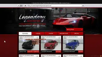 QBCore Legendary Motorsports – In-game vehicle shop UI for FiveM servers