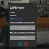 Qbcore Job Application Form Script for FiveM