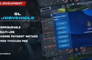 Qbcore Job Vehicle Script for FiveM Multi-Job Management