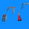 FiveM QBCore Props System with barricades, cones, and lights for immersive roleplay