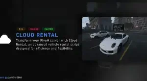 QBCore Cloud Rental – Advanced FiveM vehicle rental script with seamless automation