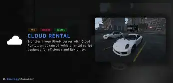 QBCore Cloud Rental – Advanced FiveM vehicle rental script with seamless automation