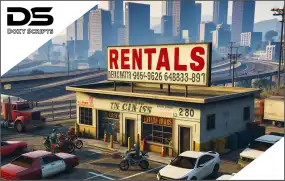Qbcore Rentals Script – Dynamic Vehicle Rental System for FiveM RP
