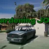 ESX gardening job script with landscaping vehicle and green task zones