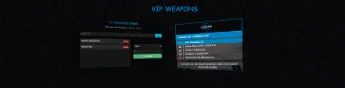 ESX VIP weapons script with permission-based loadout menu for exclusive players