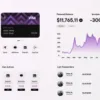 ESX advanced banking system UI with balance, credit points, and charts