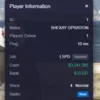 ESX character info UI with job, cash, bank, and voice status display
