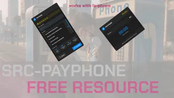 QBCore payphone script with interactive call system and mission integration