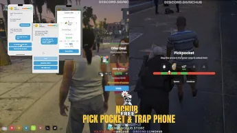 ESX Pickpocket and Trap Phone criminal roleplay script ✅ Image Description: An ESX-based script that enables players to pickpocket NPCs and use trap phones for surveillance, distraction, or setup in roleplay missions. ✅ Meta Description (24 Words): Pickpocket NPCs and plant trap phones for criminal missions. Enhance ESX roleplay with theft and phone surveillance features. Lightweight and immersive. ✅ Short Info for SEO: ESX Pickpocket & Trap Phone – Add realistic theft and trap phone systems for immersive criminal roleplay in ESX servers. Let me know if you need product titles or internal link suggestions too. ESX Pickpocket and Trap Phone criminal roleplay script