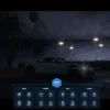 QBCore vehicle control menu with interactive UI for doors and extras