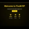 ESX website script with RP server stats and quick play button