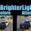 FiveM brighter emergency lights script for police, fire, and EMS vehicles