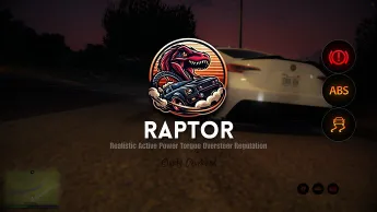 FiveM Raptor vehicle dynamics script with torque, ABS, and traction control