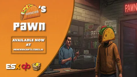 FiveM pawn shop script with item selling and NPC interaction