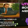 QBCore boss menu UI for employee and job fund management