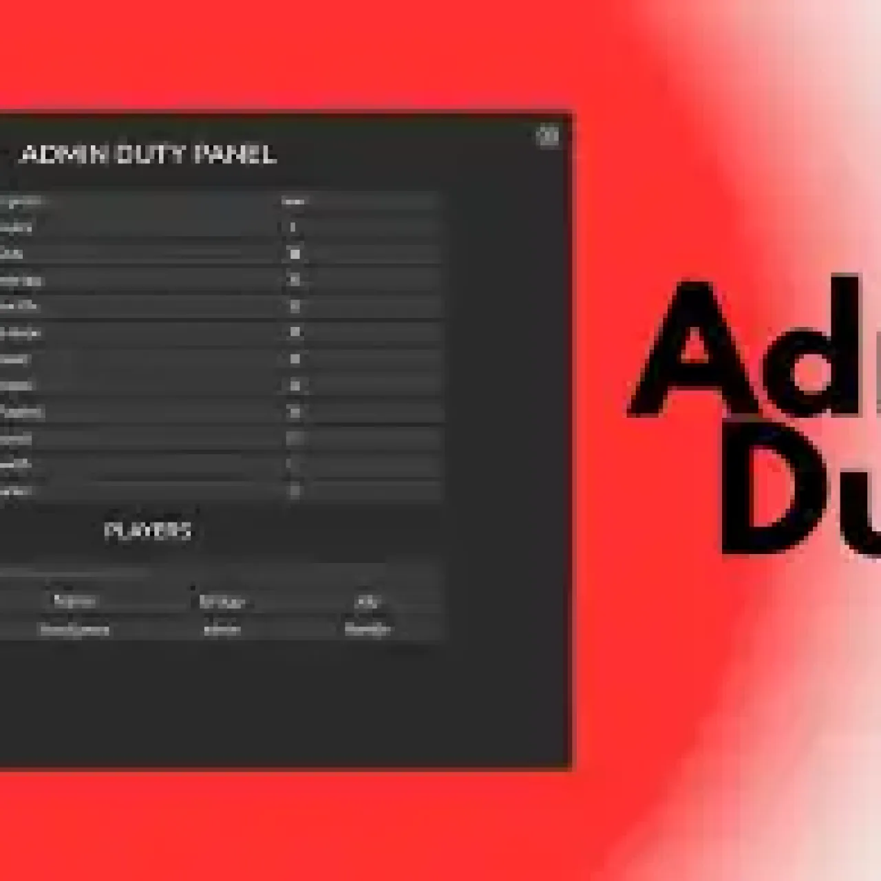 ESX Admin Duty Script – FiveM Server Management Tool