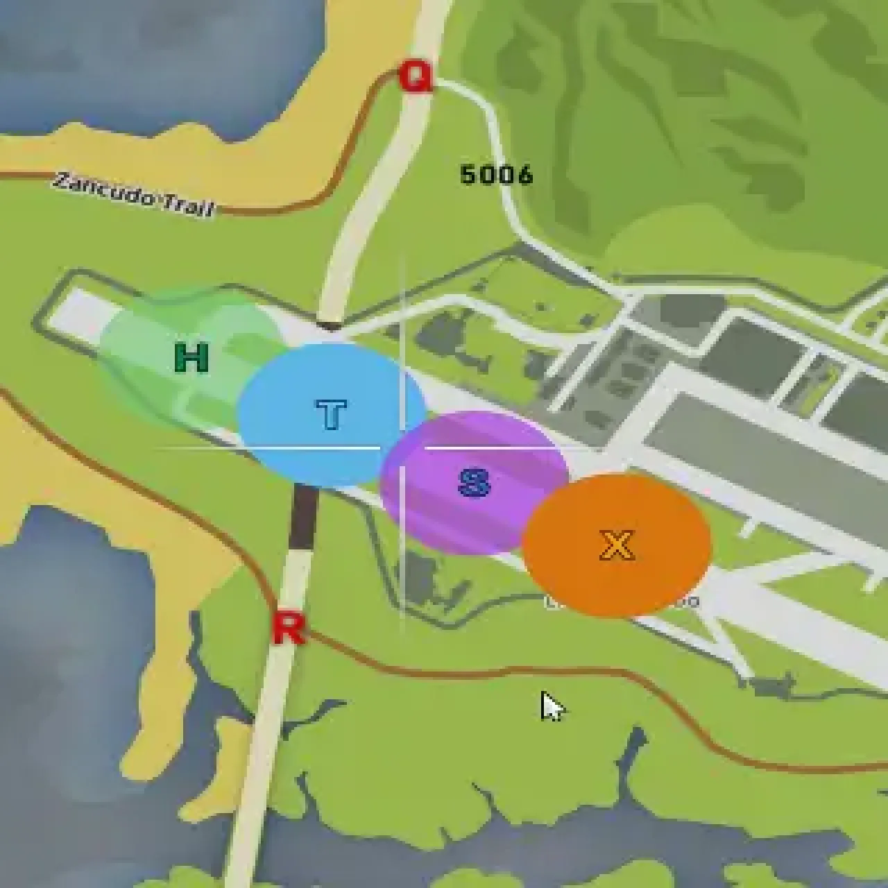 FiveM ESX Advanced Map Blips Script with Colored Zones