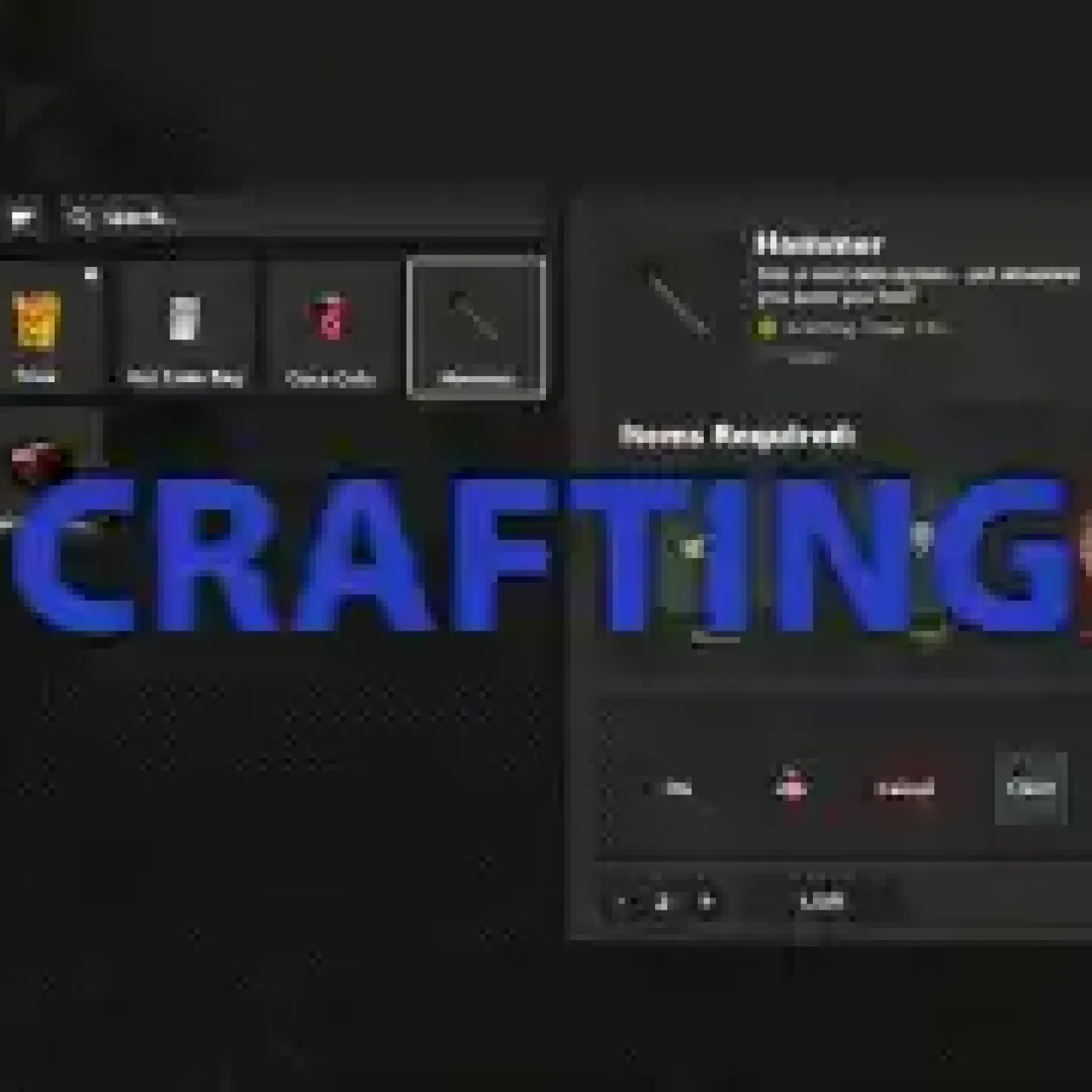 ESX Advanced Crafting Script – Craft items and tools with an advanced menu in FiveM