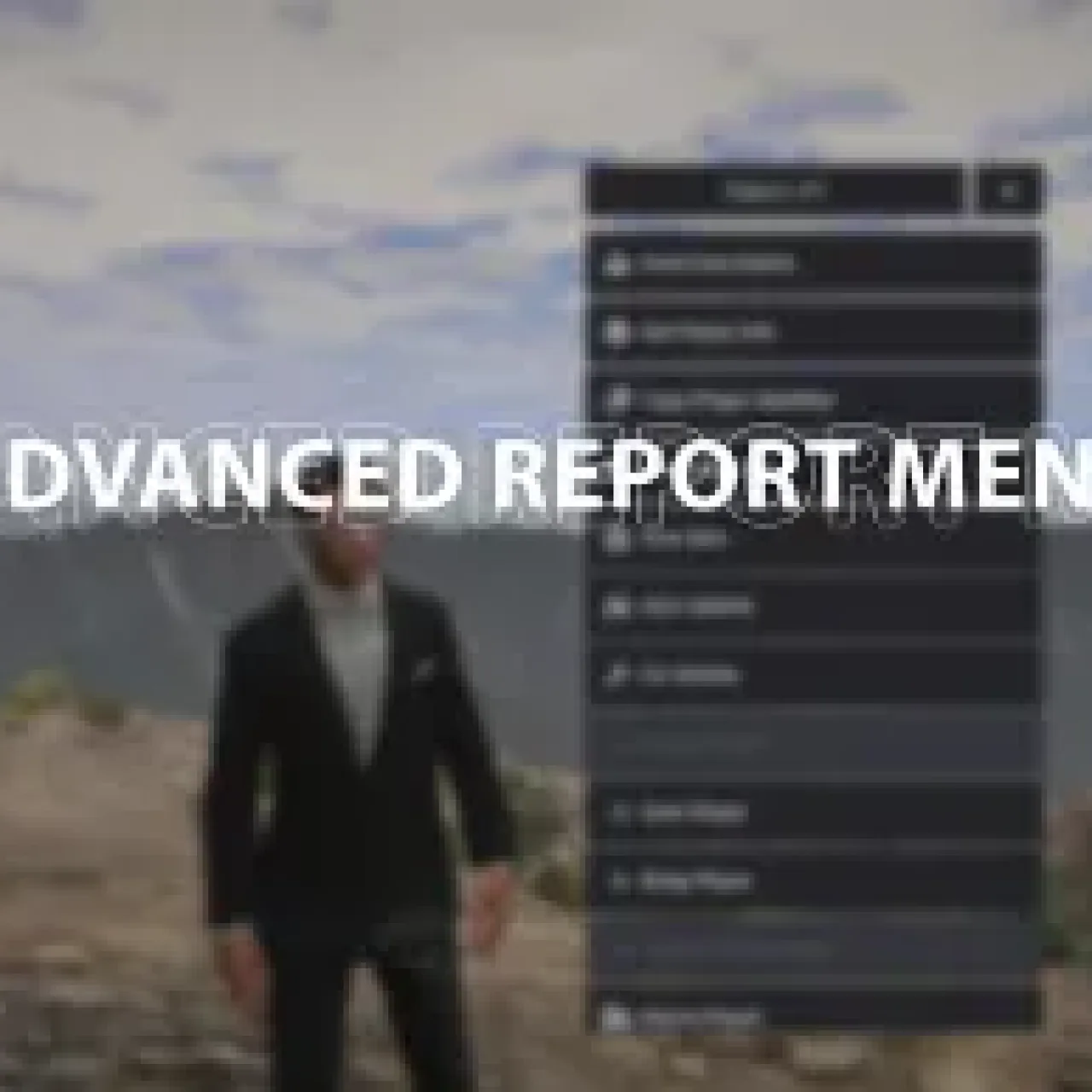 Advanced Report Menu for GTA V - Admin Tool