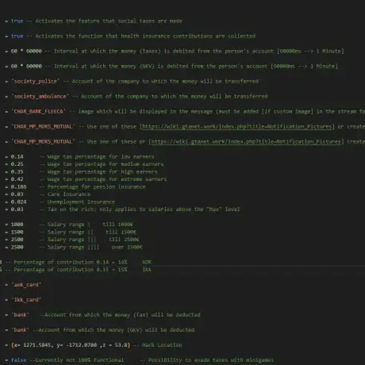 ESX Advanced Tax System script for FiveM with customizable roleplay taxes