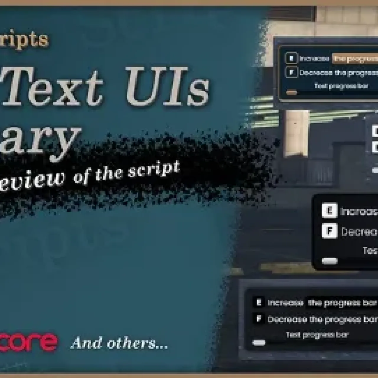 ESX Advanced Text UI Script – Customizable UI Elements for FiveM