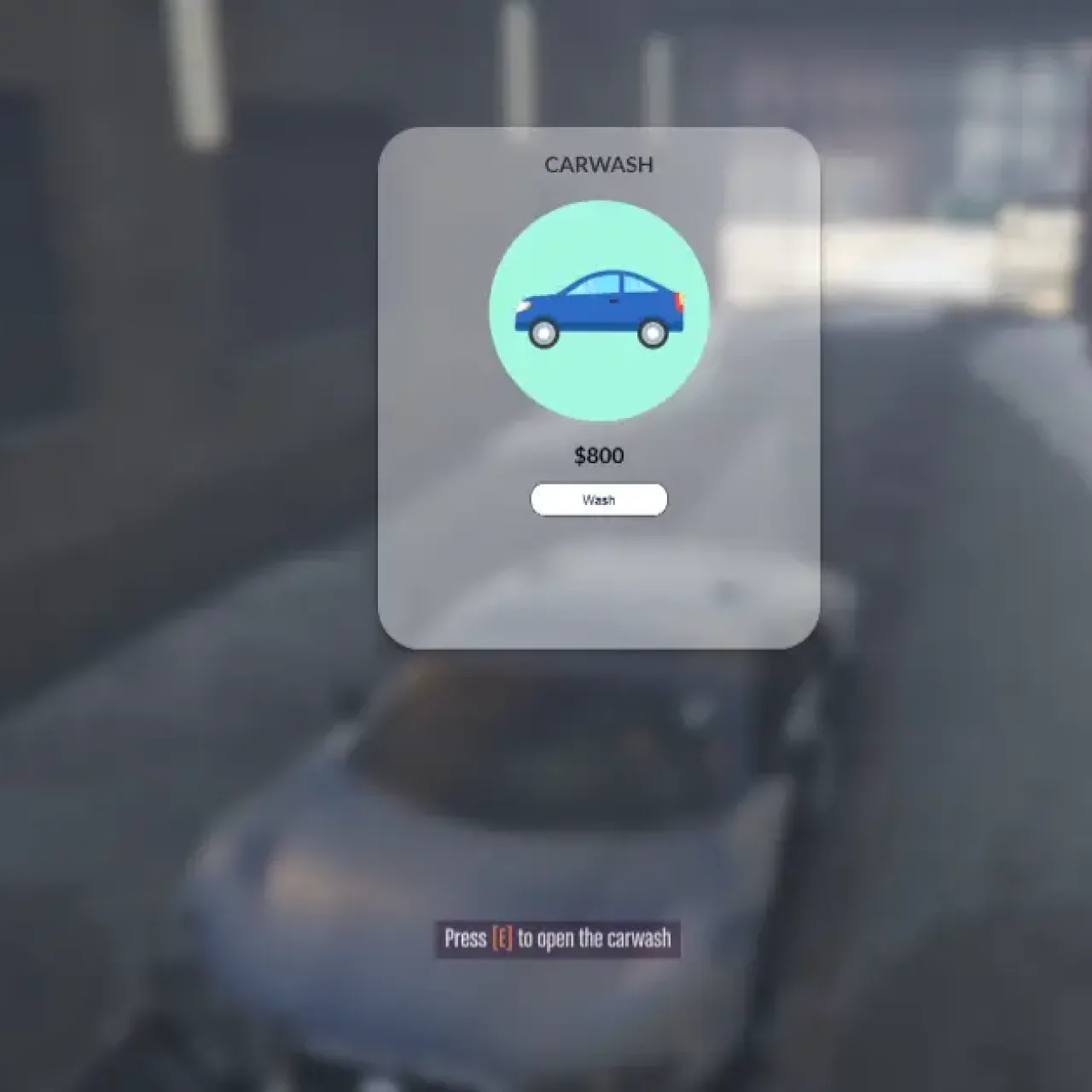 ESX Car Wash – Vehicle cleaning feature for FiveM