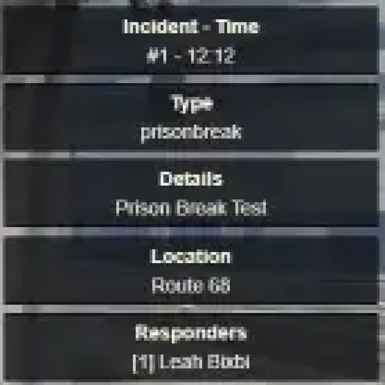 FiveM ESX Dispatch Script with real-time alerts, incidents, and emergency responder tracking