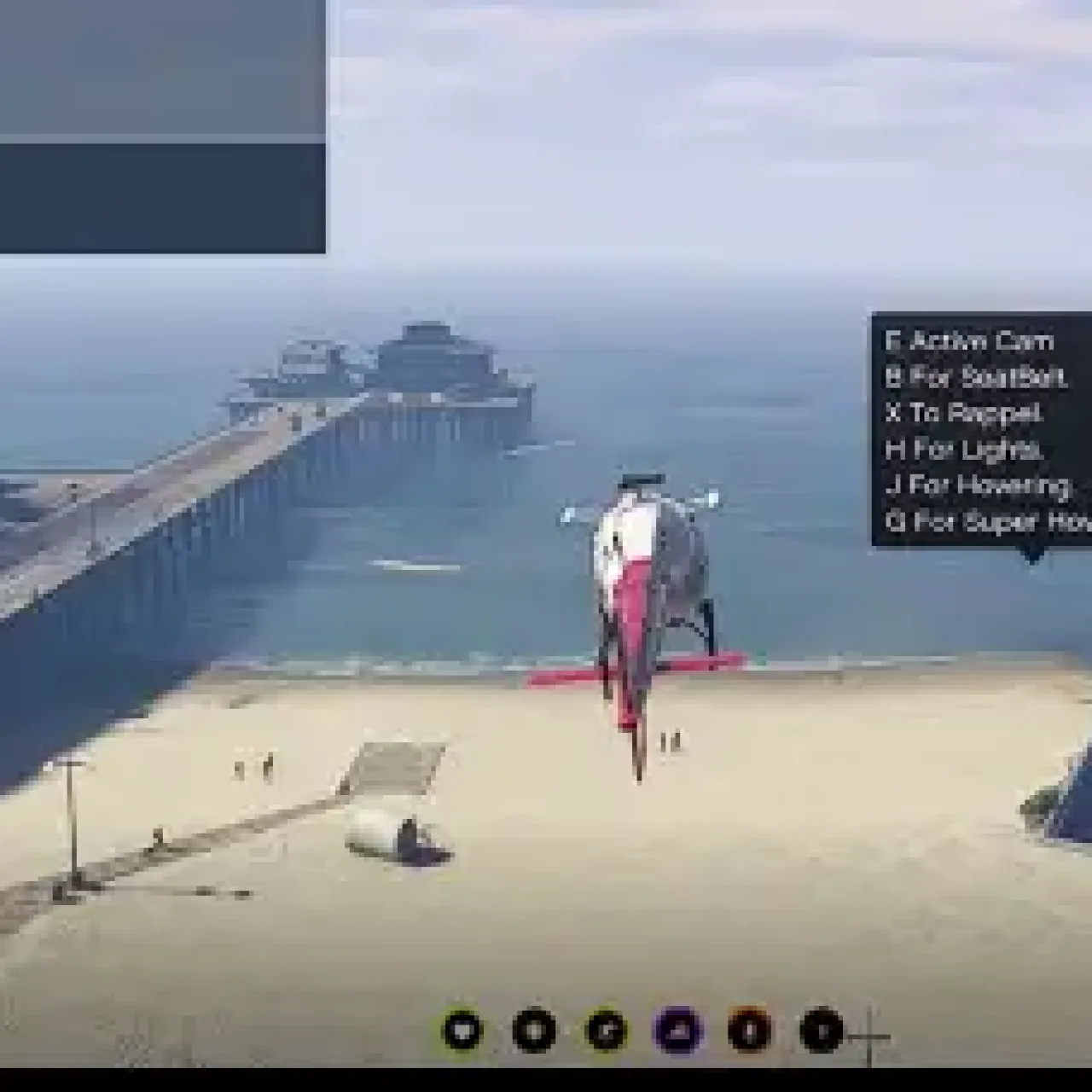 FiveM ESX helicopter script with spotlight, hover mode, and enhanced flight controls for RP
