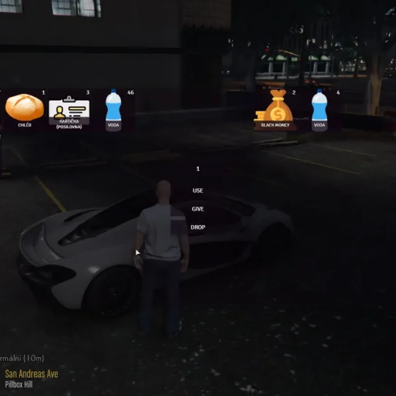 ESX Inventory HUD Script Interface for Item and Money Management in FiveM