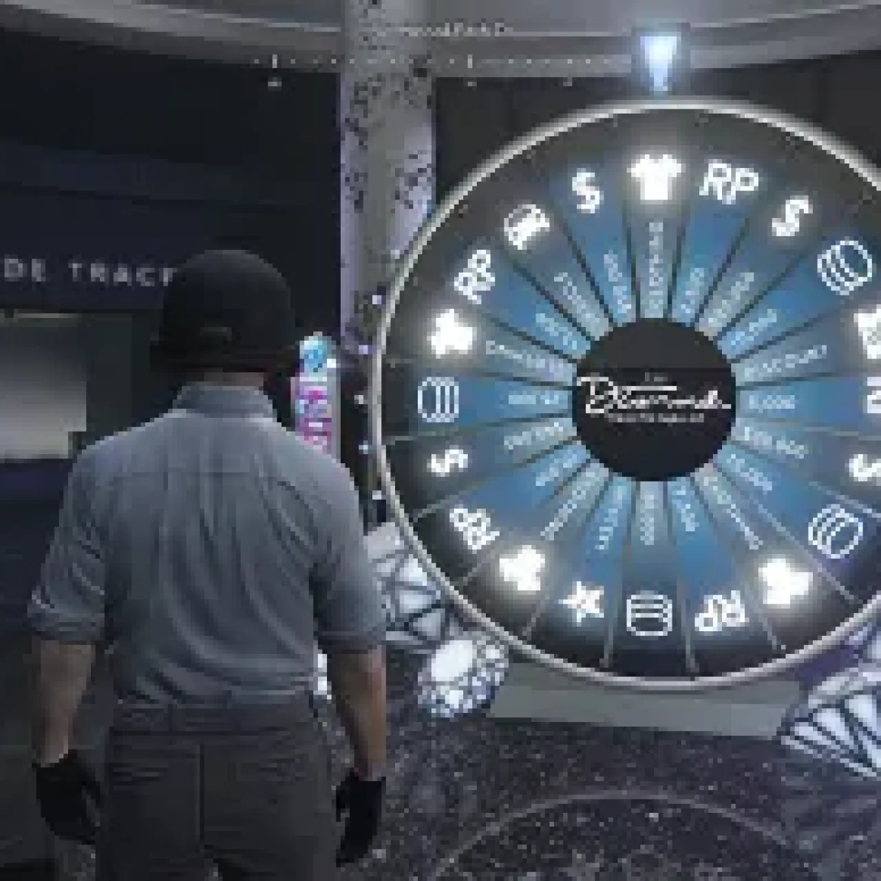 FiveM ESX Lucky Wheel casino gameplay with spin rewards