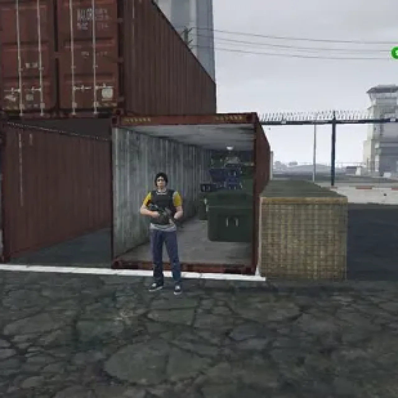 FiveM ESX Military Armory inside container at prison