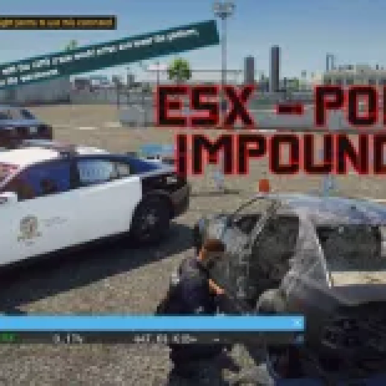 FiveM ESX police impound script with live vehicle seizure