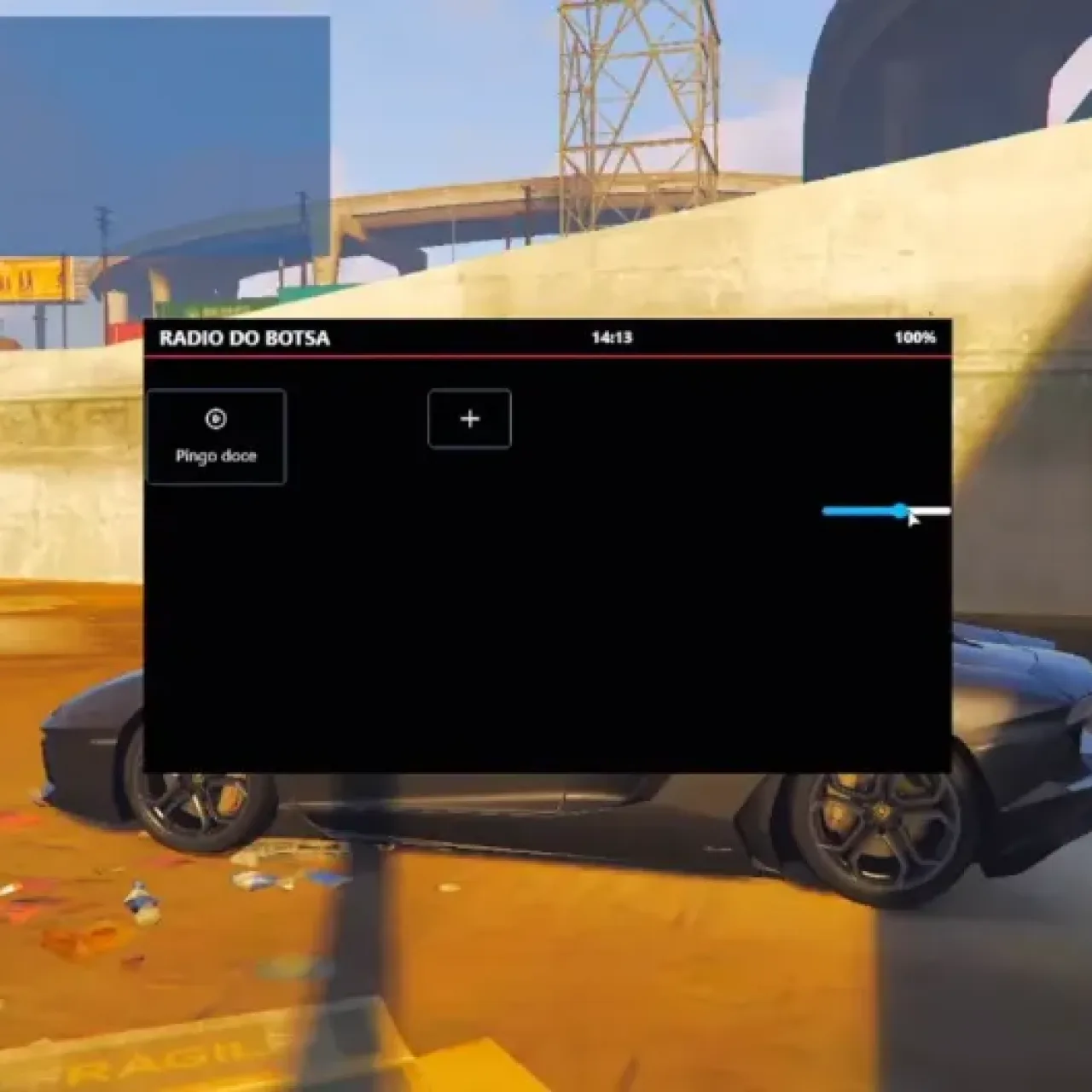 FiveM ESX radio script with in-car music player UI