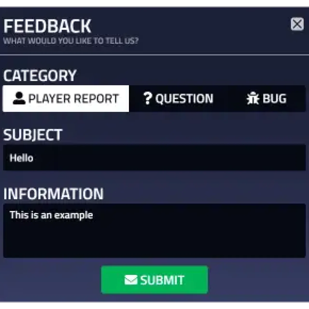ESX Reports Script with In-Game Feedback and Bug Reporting UI in FiveM