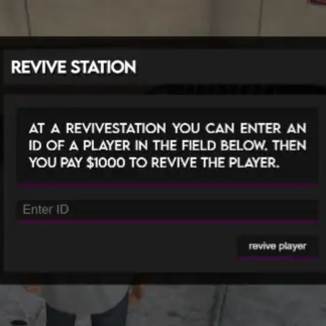 ESX Revive Station Script – Player ID-based revive system with payment option for FiveM RP servers