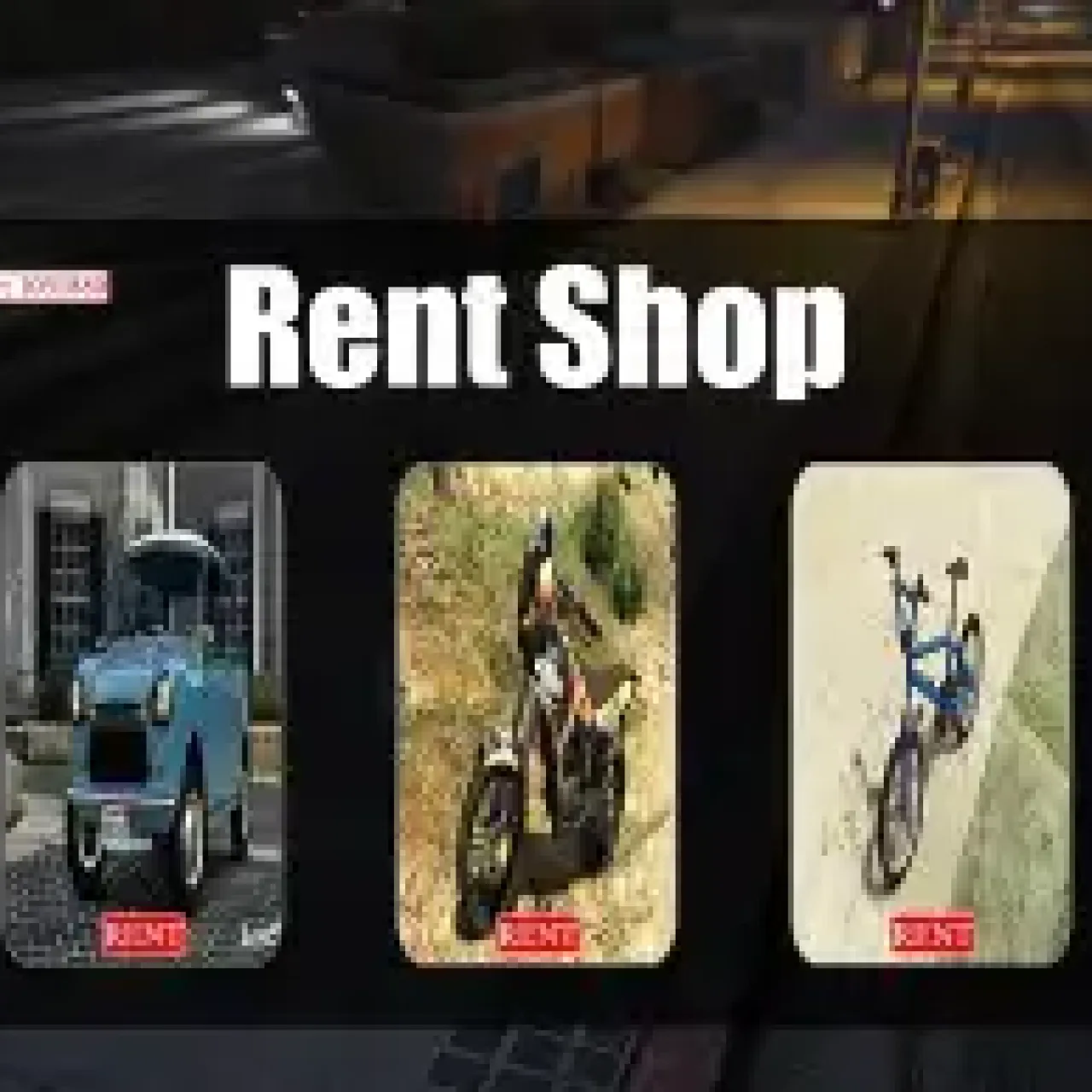 GTA V RP ESX Vehicle Rent Script