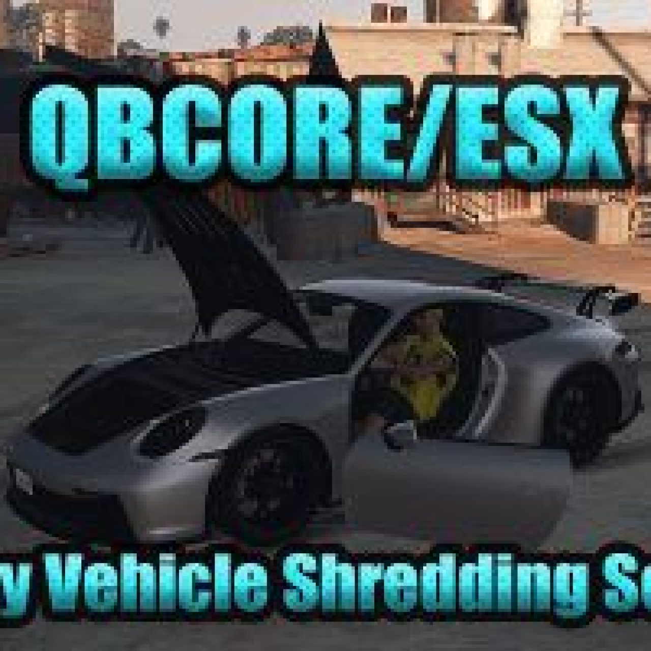 QBCore ESX Samy Vehicle Shredding Script for GTA V FiveM