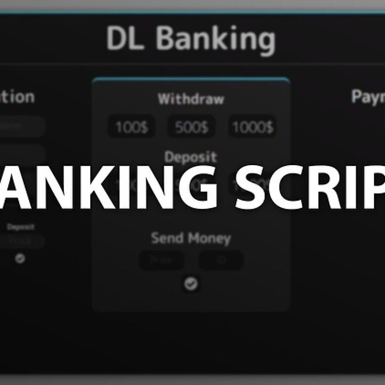 ESX Banking Script – FiveM banking UI for deposits, withdrawals, and transfers