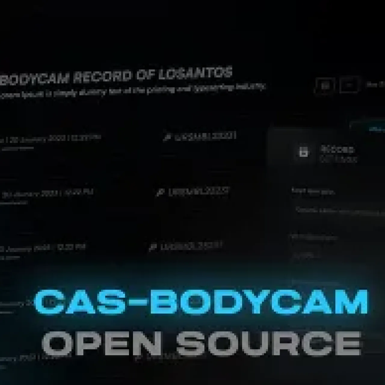 FiveM Esx bodycam Script Open-Source Script for Police Roleplay.
