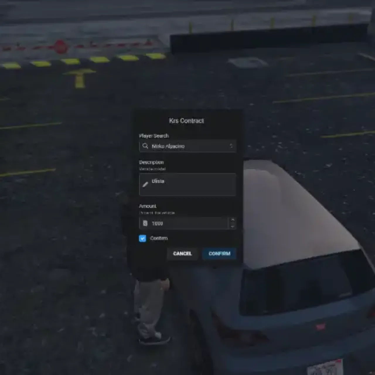 FiveM ESX Contract Script - Secure In-Game Agreements and Transactions