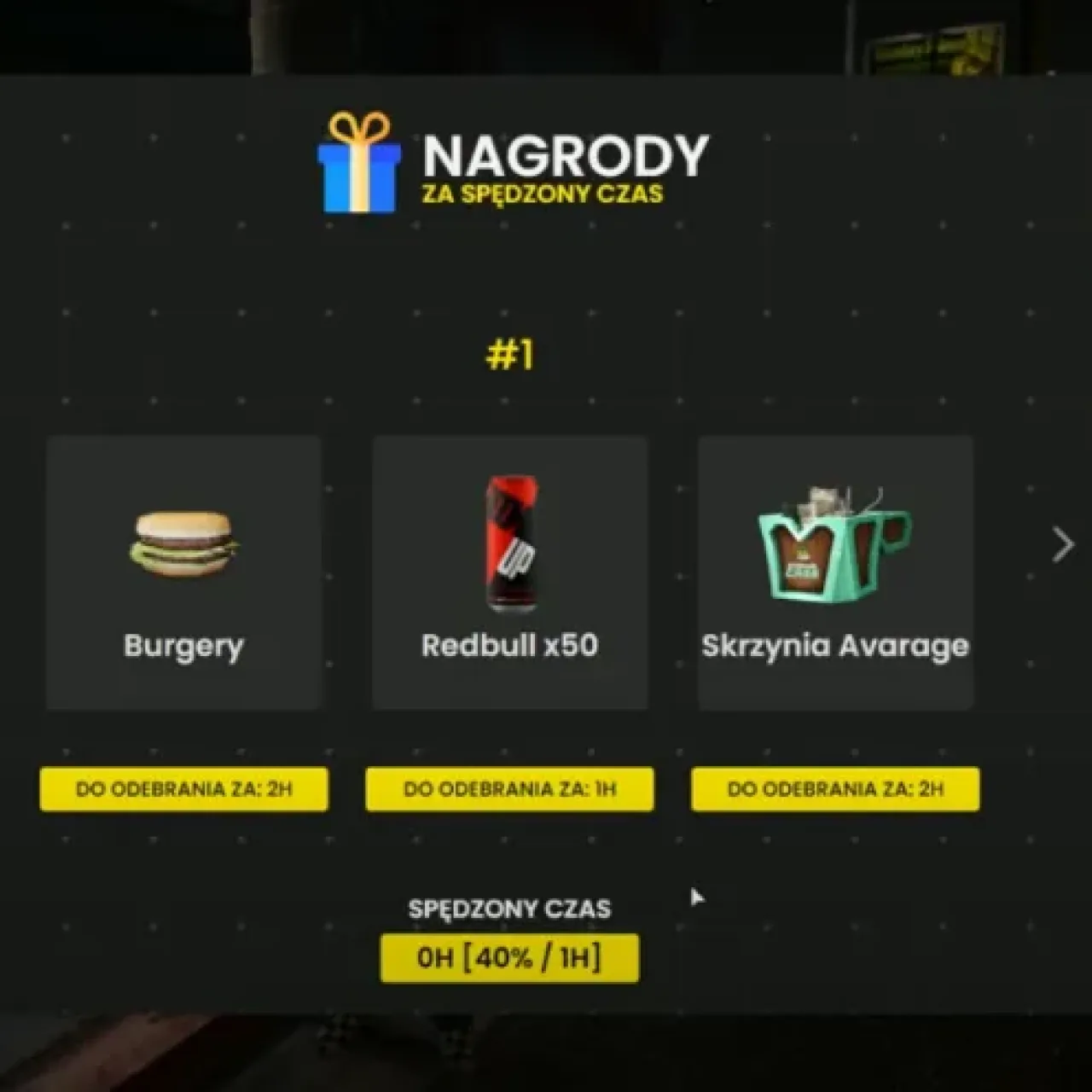 ESX Online Time Reward System with rewards for in-game playtime.